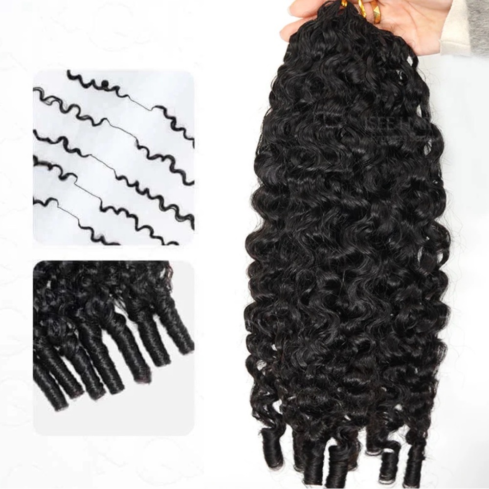 ISEE Burmese Curly Crochet Human Hair - Picture 7 of 7